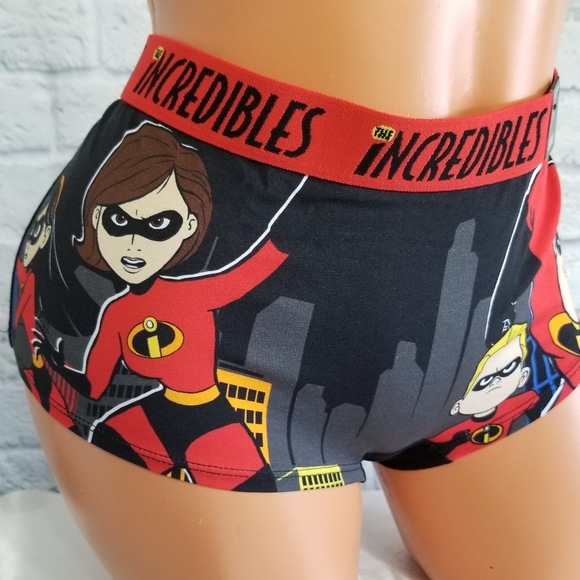 Torrid Incredibles Superhero Family Pixar Disney Boyshort Panty New 1X - Picture 8 of 12